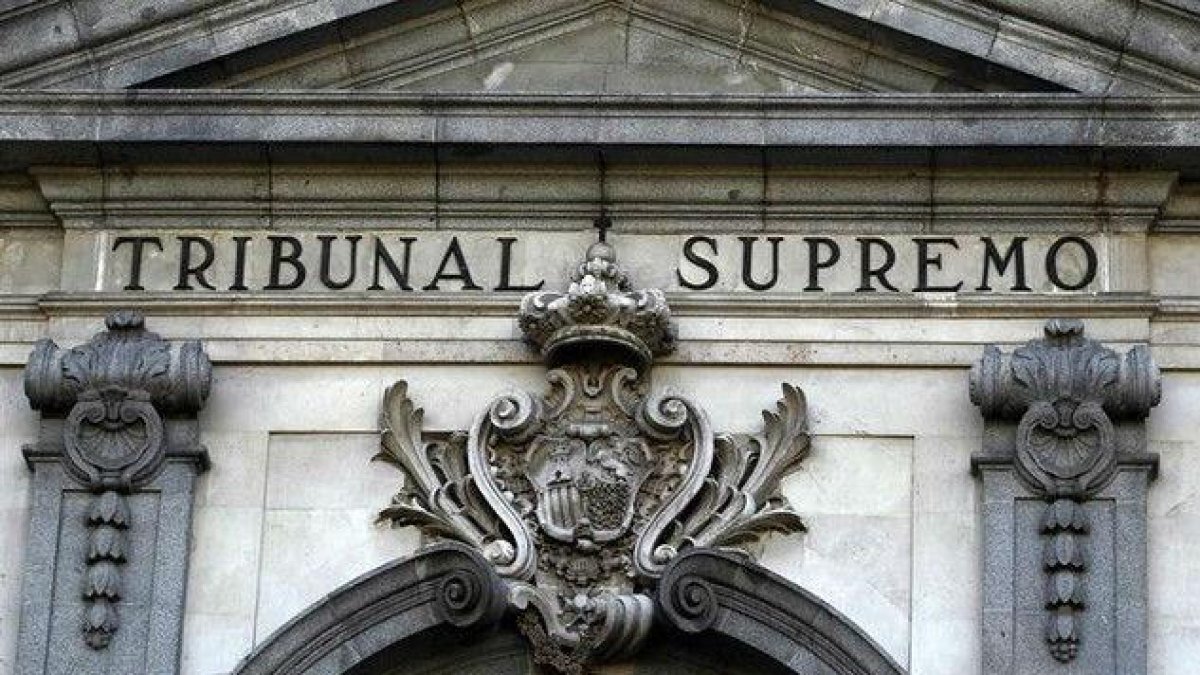Fachada del Tribunal Supremo, en Madrid.-ARCHIVO