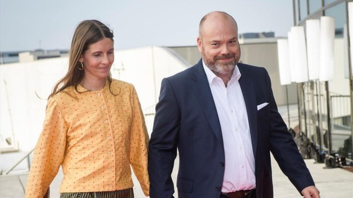 Anders Hoilch Povlsen y su esposa, Anne.-REUTERS / RITZAU SCANPIX