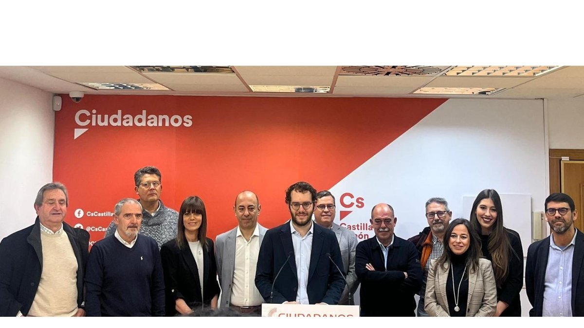 Presentación de los candidatos de Ciudadanos para las elecciones municipales en Valladolid.