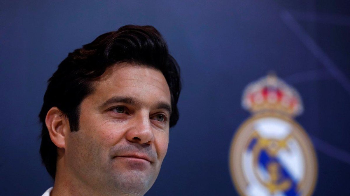 Santiago Solari, técnico del Madrid, en rueda de prensa.-EFE