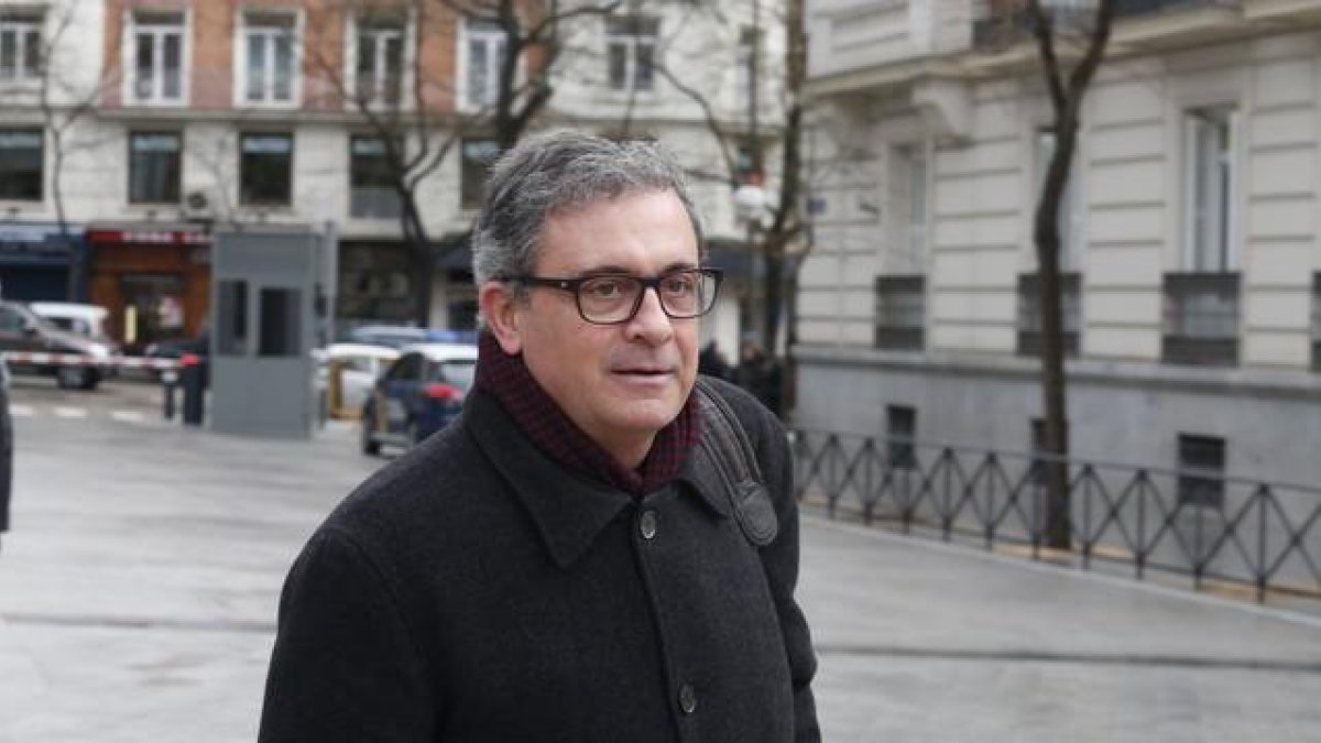 Jordi Pujol Ferrusola llega a la Audiencia Nacional, el pasado febrero.-DAVID CASTRO