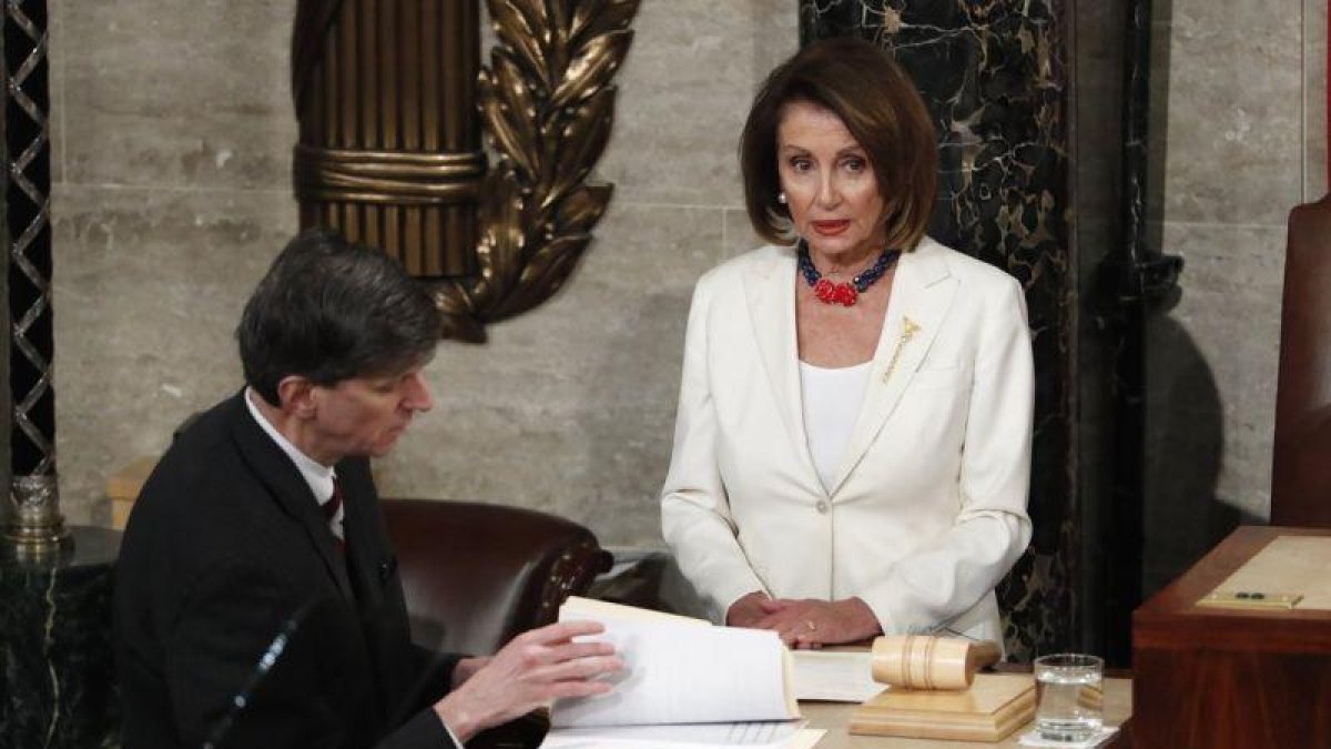 La presidenta de la Camara de Representantes de los Estados Unidos, la demócrata Nancy Pelosi.-EPA