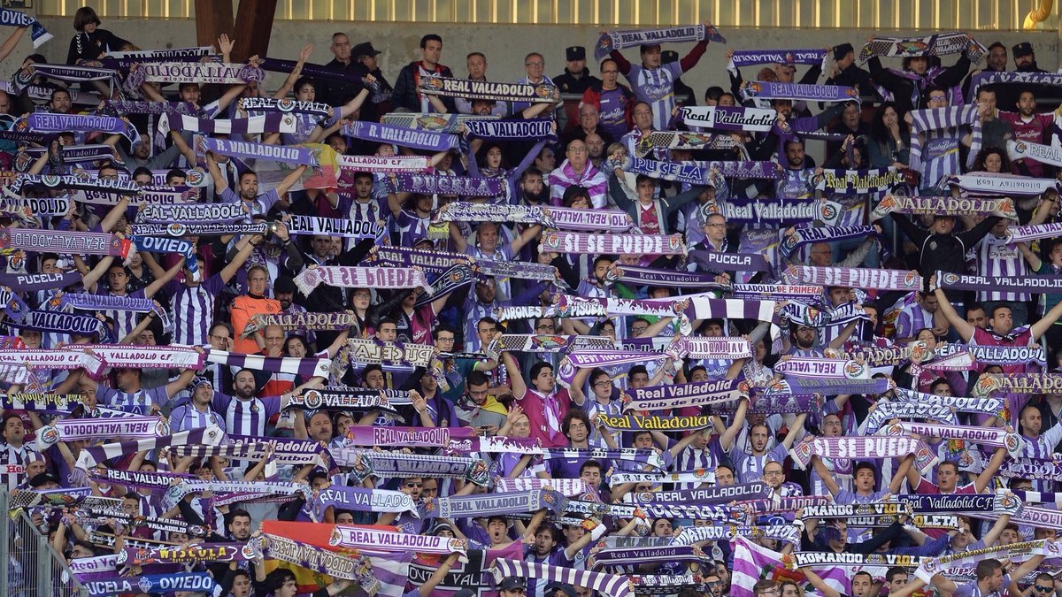 Afición del Real Valladolid.