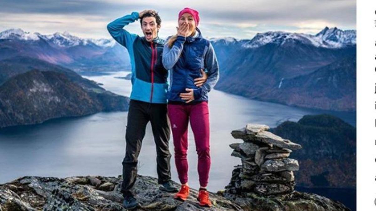 Kilian Jornet y Emelie Forsberg.-INSTAGRAM