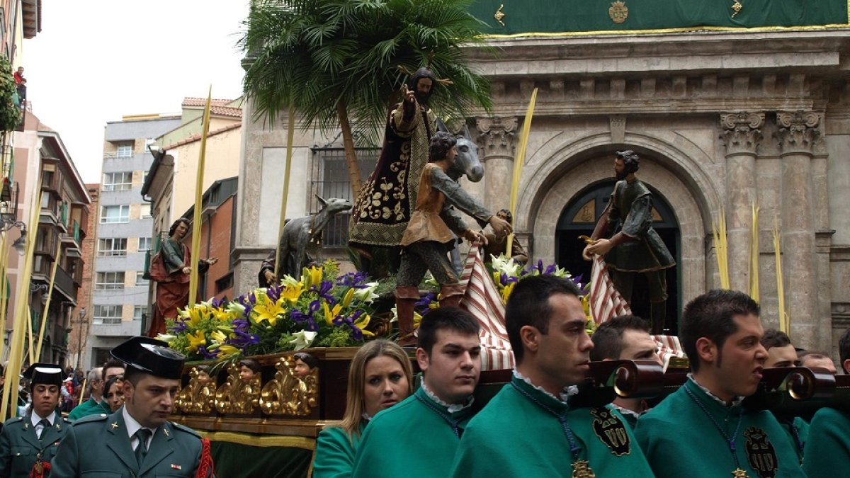 Borriquilla de Valladolid en una foro de archivo. - EUROPA PRESS
