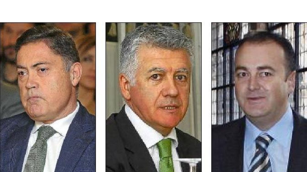 MArcos Martínez, Suso López y Pedro Vicente.-EL MUNDO