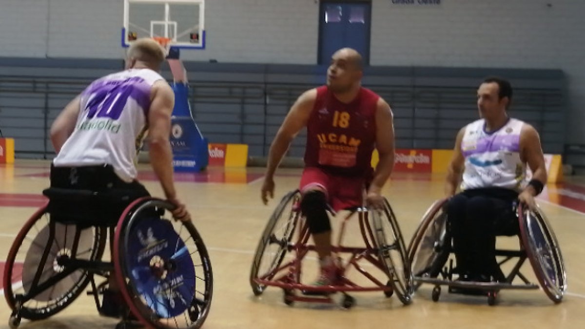 Murcia-Aliados en un partido anterior. / E.M.