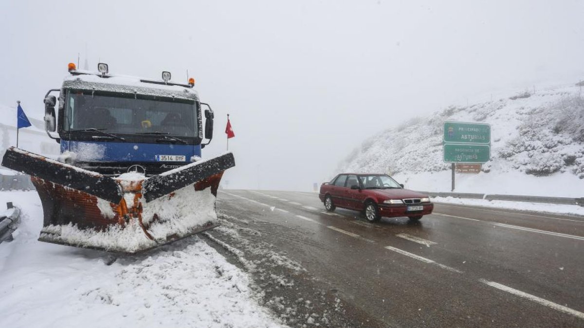 Nieve en la provincia de León.-Carlos S. Campillo / ICAL