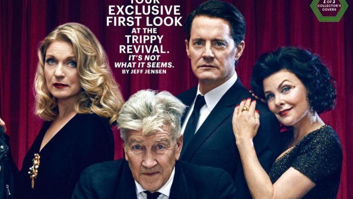 Las estrellas de 'Twin Peaks' reaparecen Detalle de una de las portadas de 'Entertainment Weekly' con el director David Lynch y algunos de los actores de la nueva entrega de 'Twin Peaks'.-