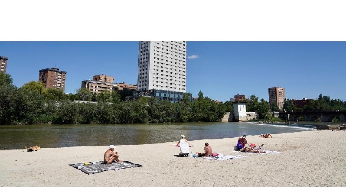 Playa de Las Moreras, en Valladolid. - ICAL