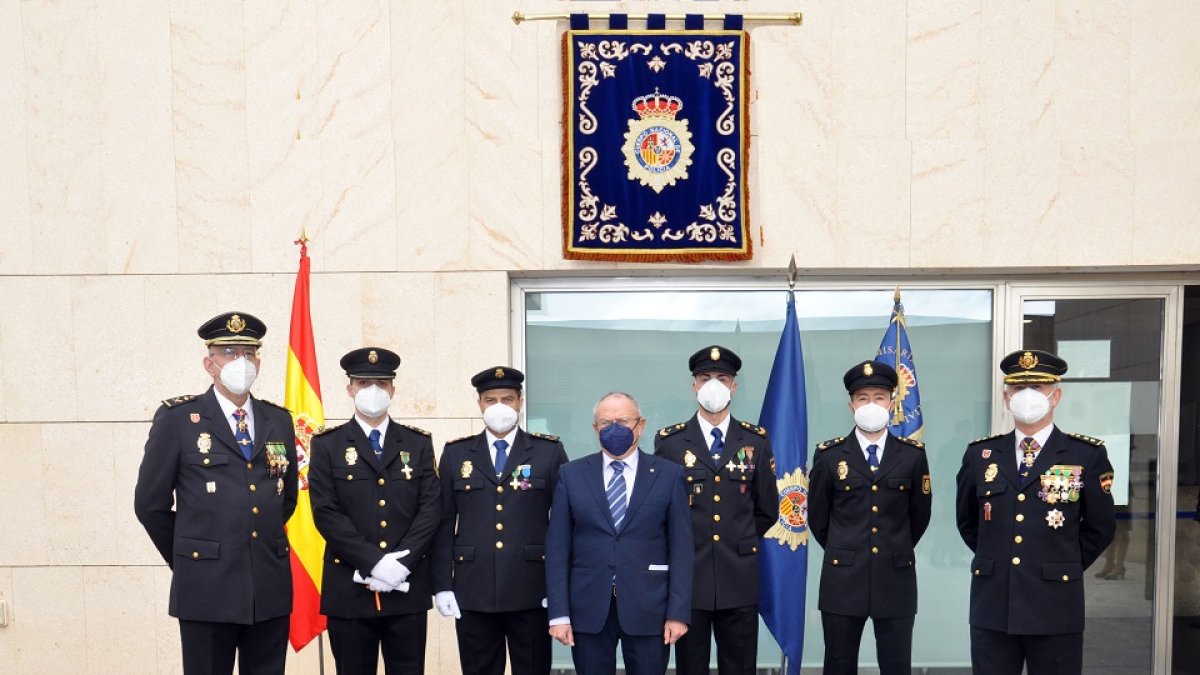 Acto de jura del cargo de los nuevos oficiales de Policía destinados en Valladolid.- E.M.