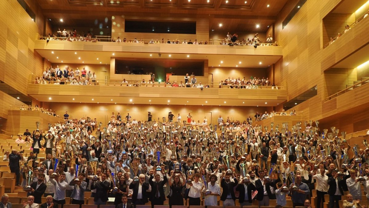 El Auditorio Miguel Delibes disfrutó de la gala ‘El Valor de un Centenario’ de la RFCyLF. / RFCYLF