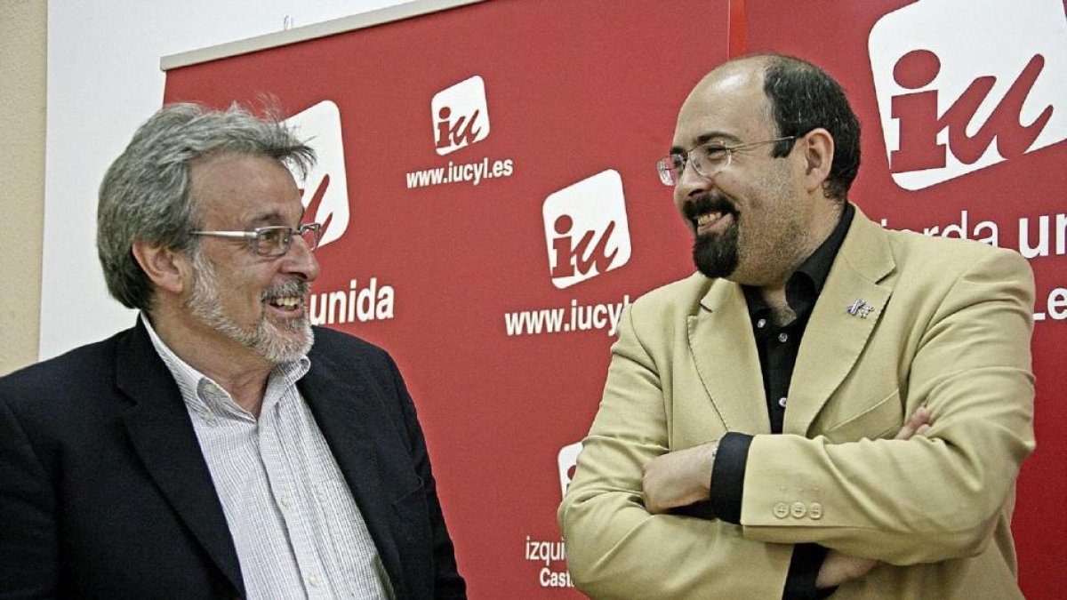 José María González y Santiago Ordóñez, en una imagen de archivo-JOSÉ MARÍA GUTIÉRREZ