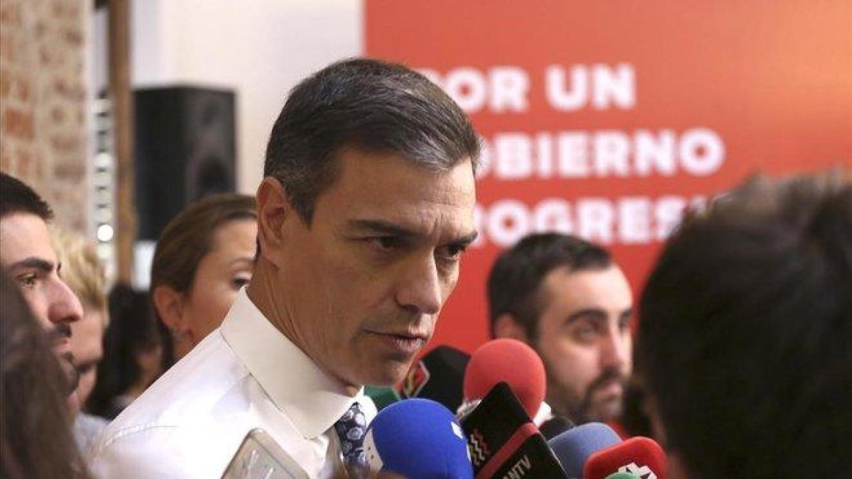 El presidente del Gobierno en funciones, Pedro Sánchez.-DAVID CASTRO