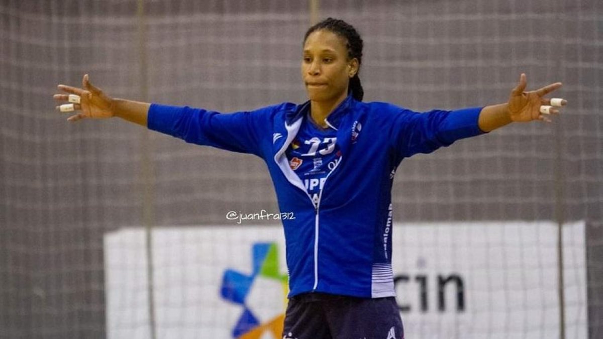 Yunisleidy ‘Yunis’ Canejo, internacional cubana que procede del Bera Bera.-J.F.