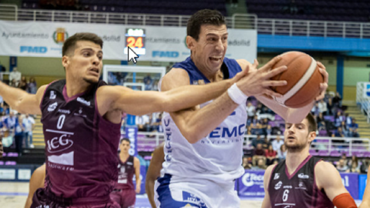 Imagen del UEMC Real Valladolid-Lleida de la primera vuelta disputado en Pisuerga. / PHOTOGENIC