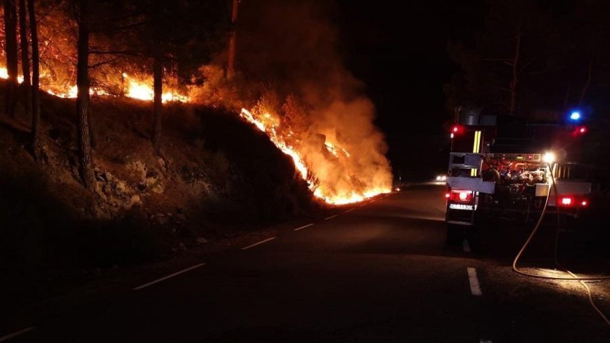 Incendio en Gavilanes-E. PRESS