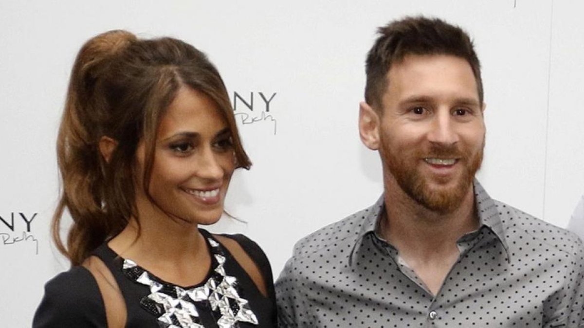 Antonella Rocuzzo y Leo Messi.-GTRES