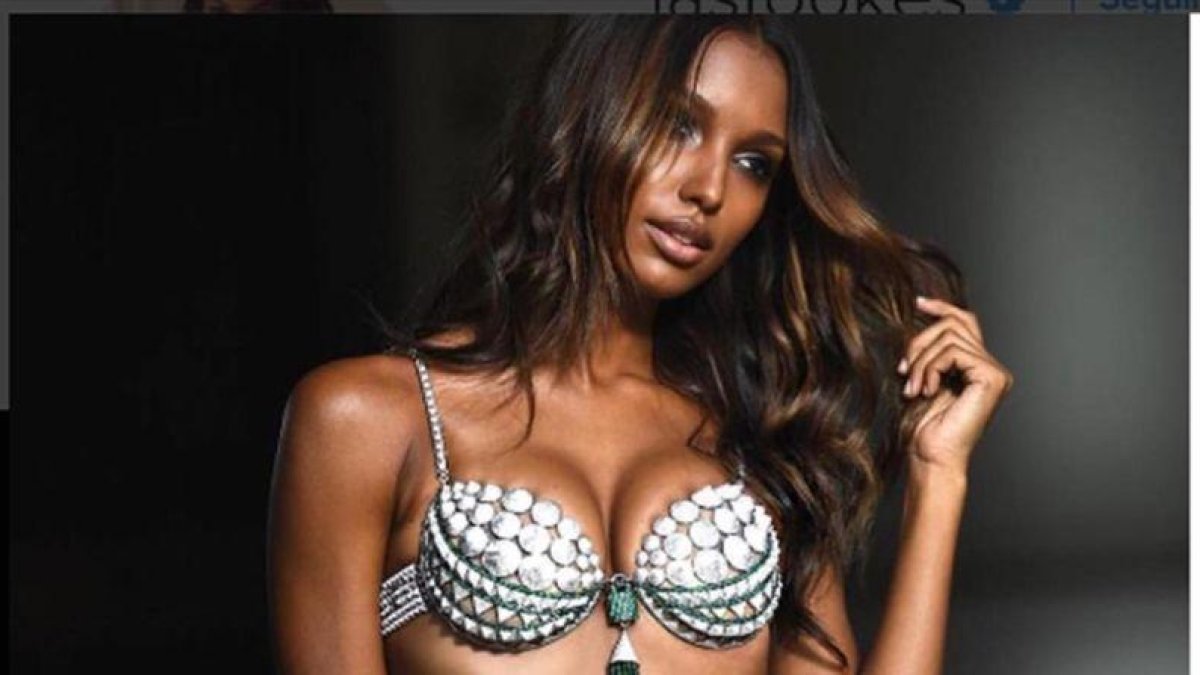 El 'angel' californiano Jasmine Tookes lucirá el 'Fantasy Bra'.-INSTAGRAM