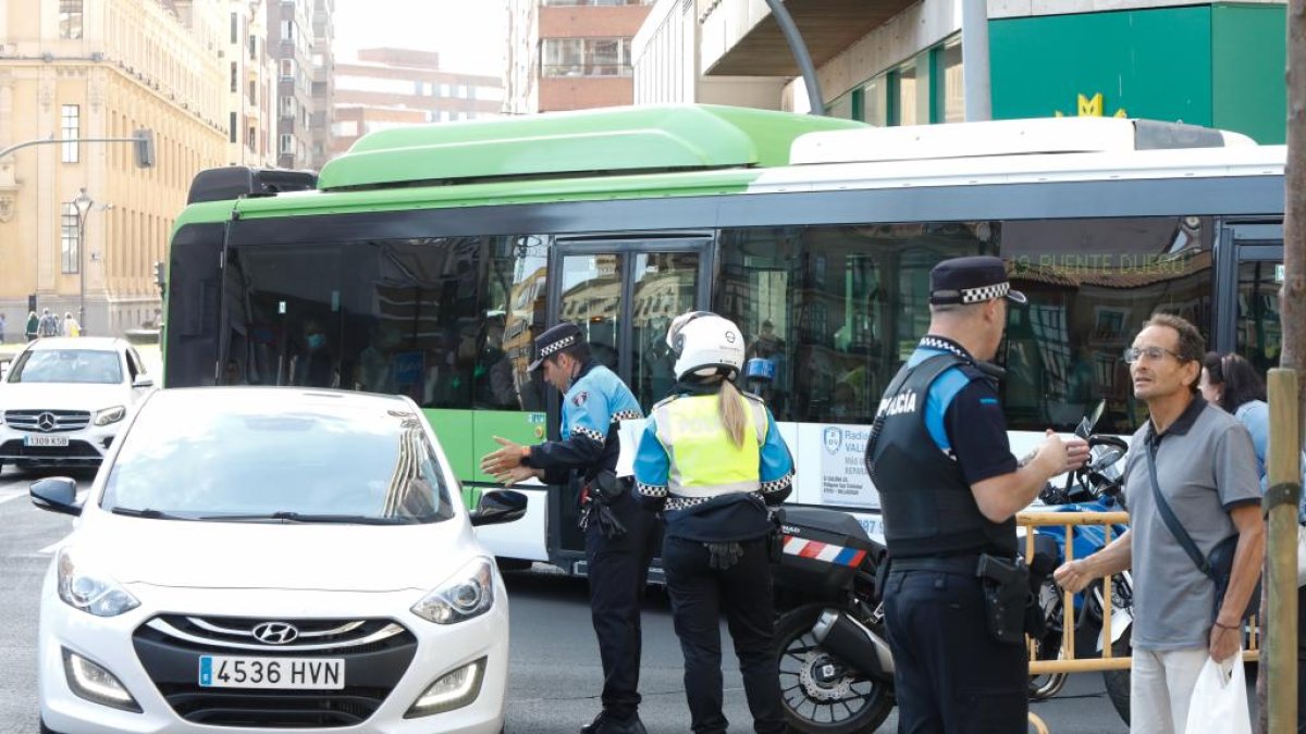 Día sin Coche en el centro de Valladolid. J.M. Lostau