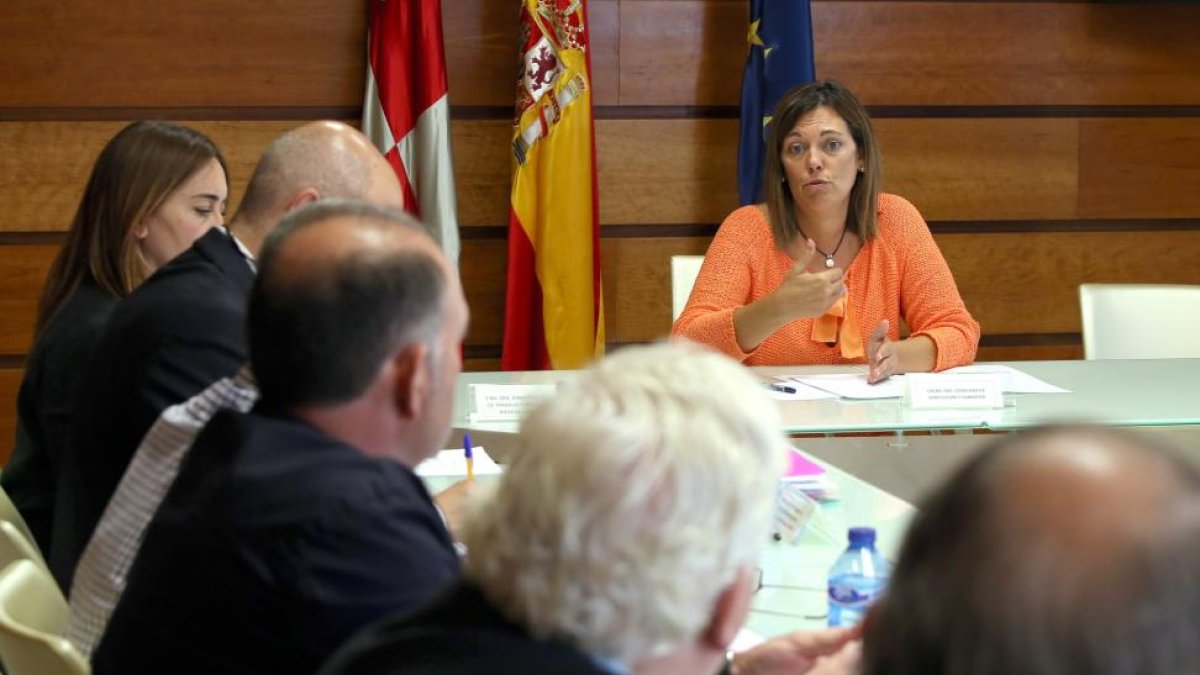 La consejera de Agricultura y Ganadería y portavoz de la Junta, Milagros Marcos, preside el Comité de Cooperativismo Agrario de Castilla y León.-ICAL