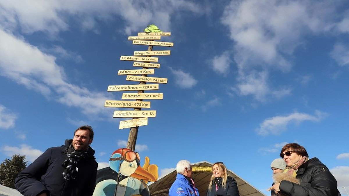 Óscar Puente durante en la inauguración de Pingüinos.-ICAL