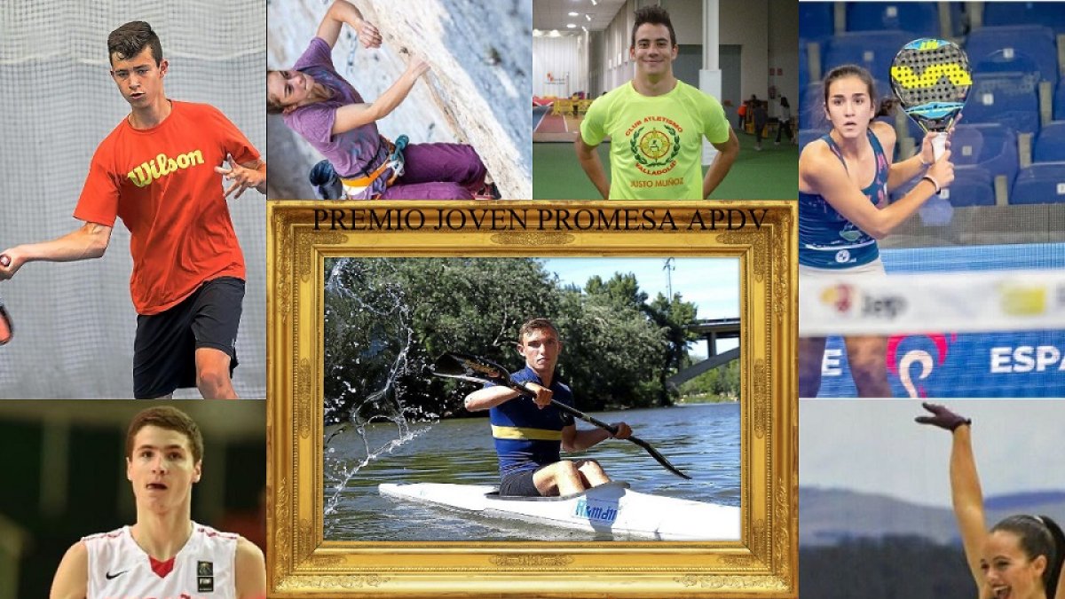 Fotomontaje con todos los ganadores del Premio Joven Promesa. / APDV