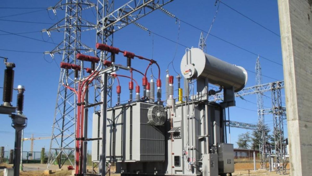Nuevo trasformador de Iberdrola en la subestación de Soria-Ical