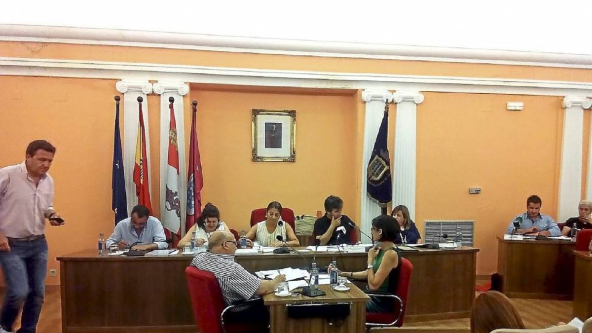 Teresa López preside el pleno celebrado en el Ayuntamiento de Medina.-El Mundo