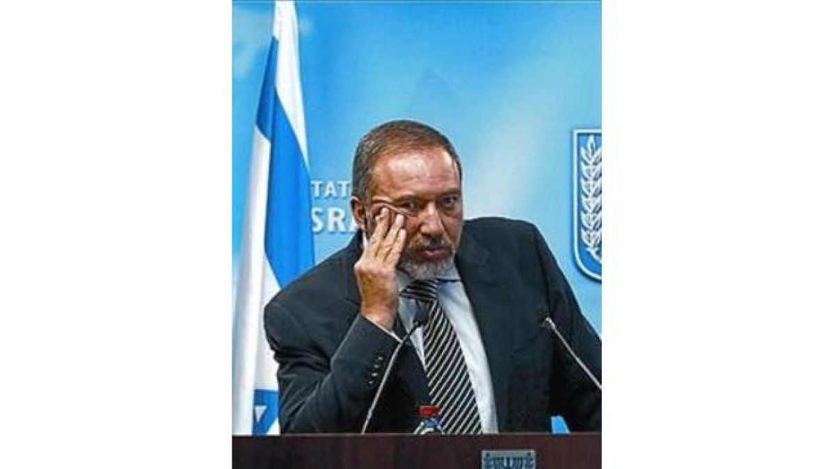 Avigdor Lieberman.-