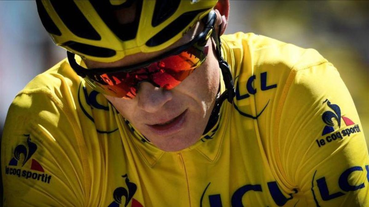 Chris Froome, consumidor de Ventoline.-AFP / LIONEL BONAVENTURE