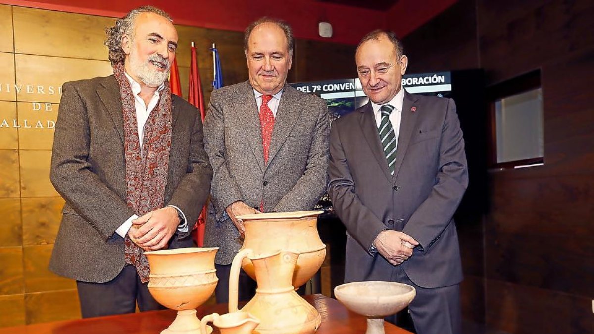 Carlos Sanz, Pablo Álvarez y Daniel Miguel San José .-J. M. LOSTAU