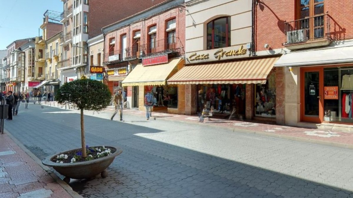 Imagen de comercios en Medina del Campo. -S.V.G.M.
