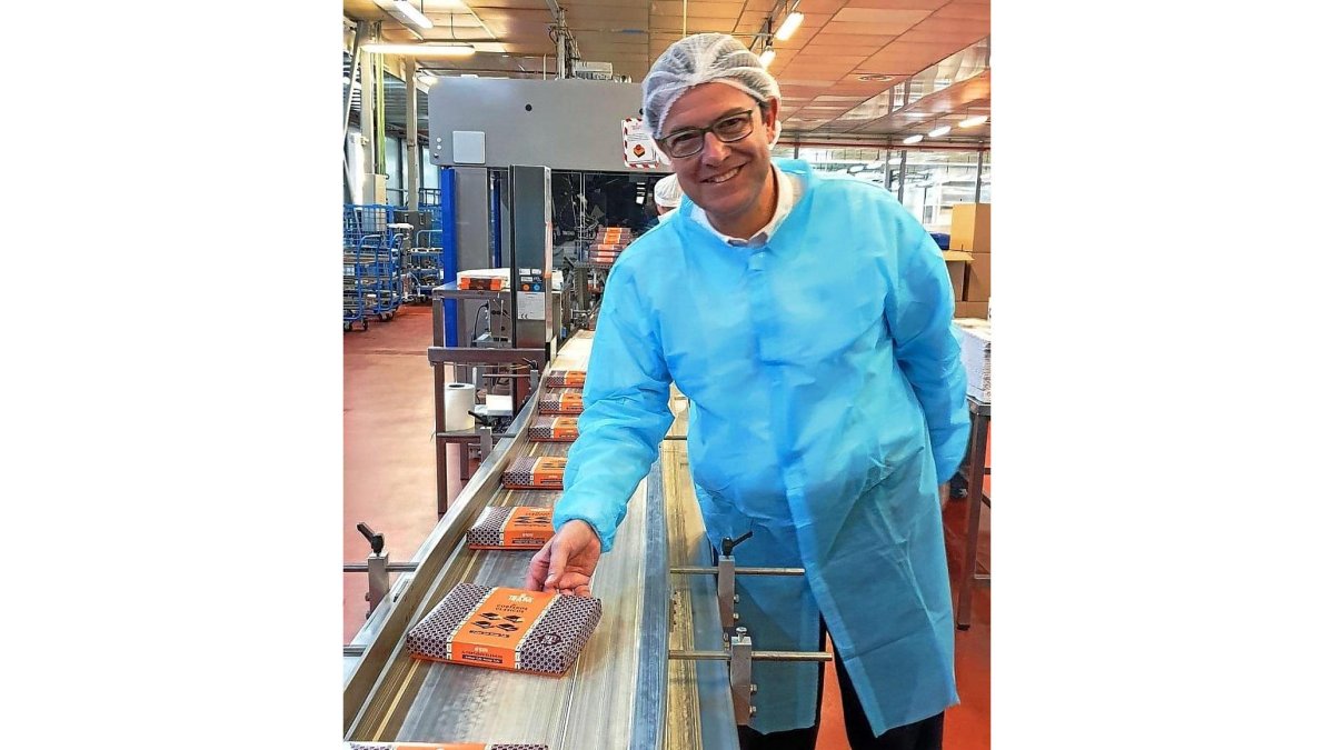 Alfonso Fernández Mañueco, en su visita a Trapa.-E. M.