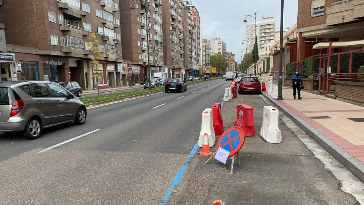 Zona en obras por el hospital Militar de Valladolid. - EUROPA PRESS