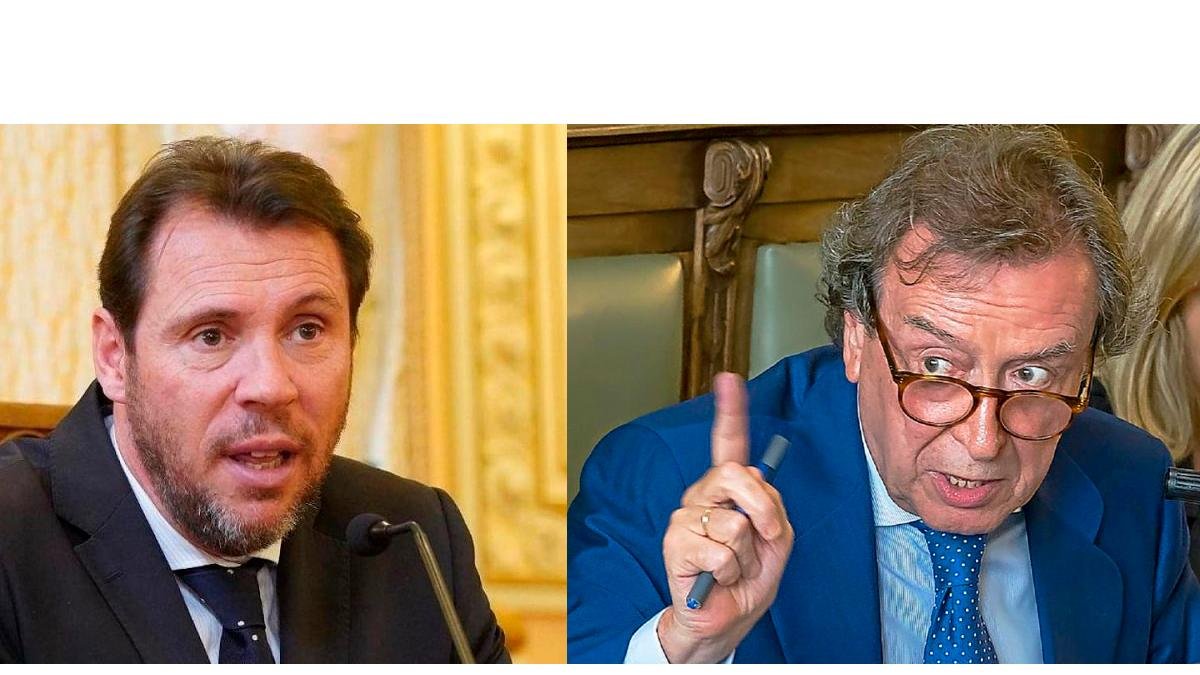 Óscar Puente a la izquierda de la imagen y de Santiago-Juárez a la derecha. E.M.