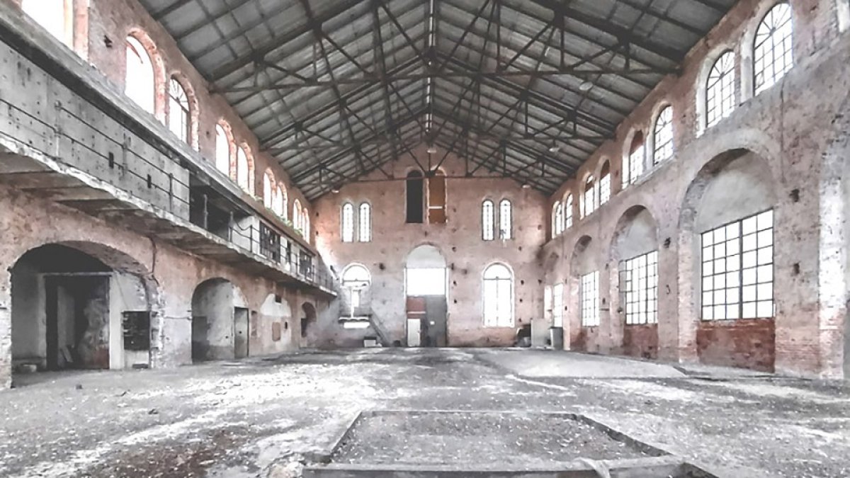 Interior del edificio de la Electra, incluido en la lista de Hispania Nostra el  28 de febrero de 2019. R. HERNÁNDEZ/ARQUITECTURAVA