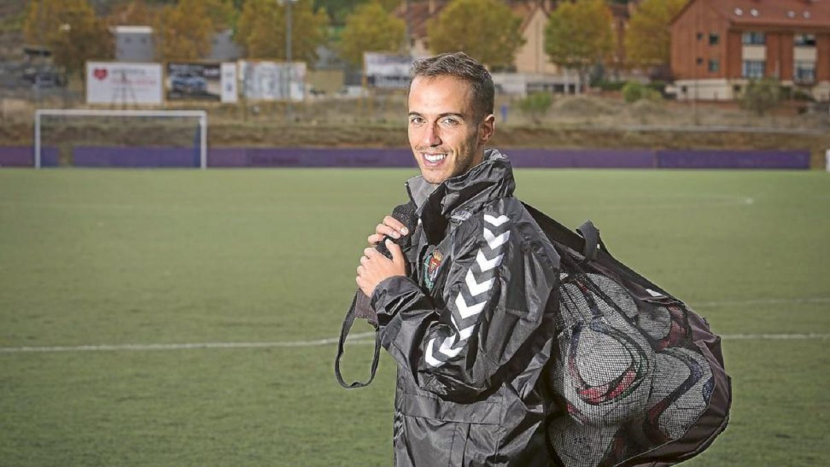 Borja Jiménez, entrenador del Real Valladolid B-Miguel Ángel Santos