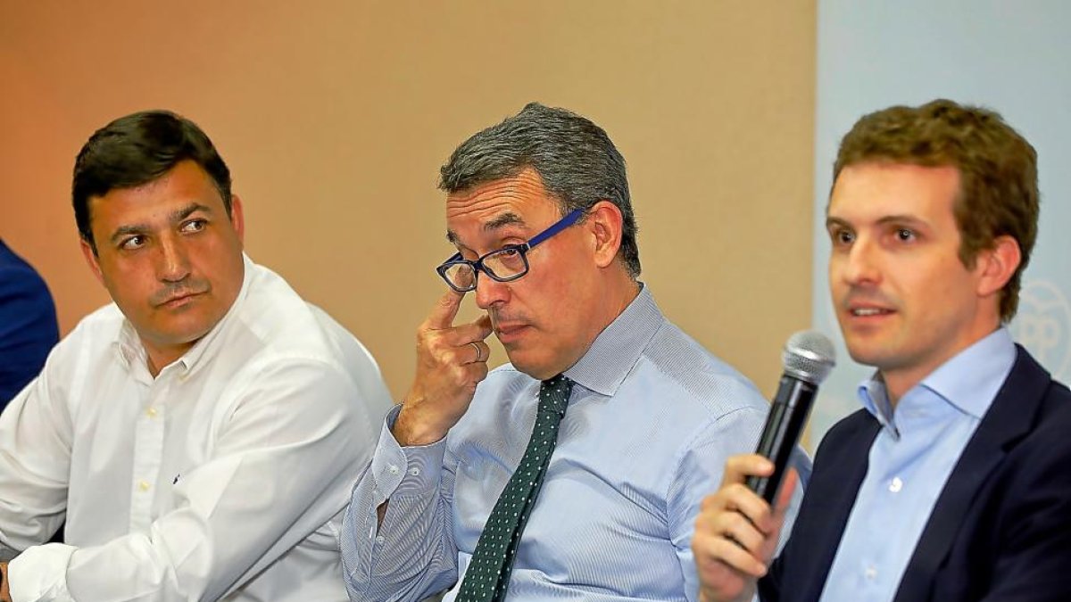 Carlos García, Antolín Sanz y Pablo Casado.-ICAL