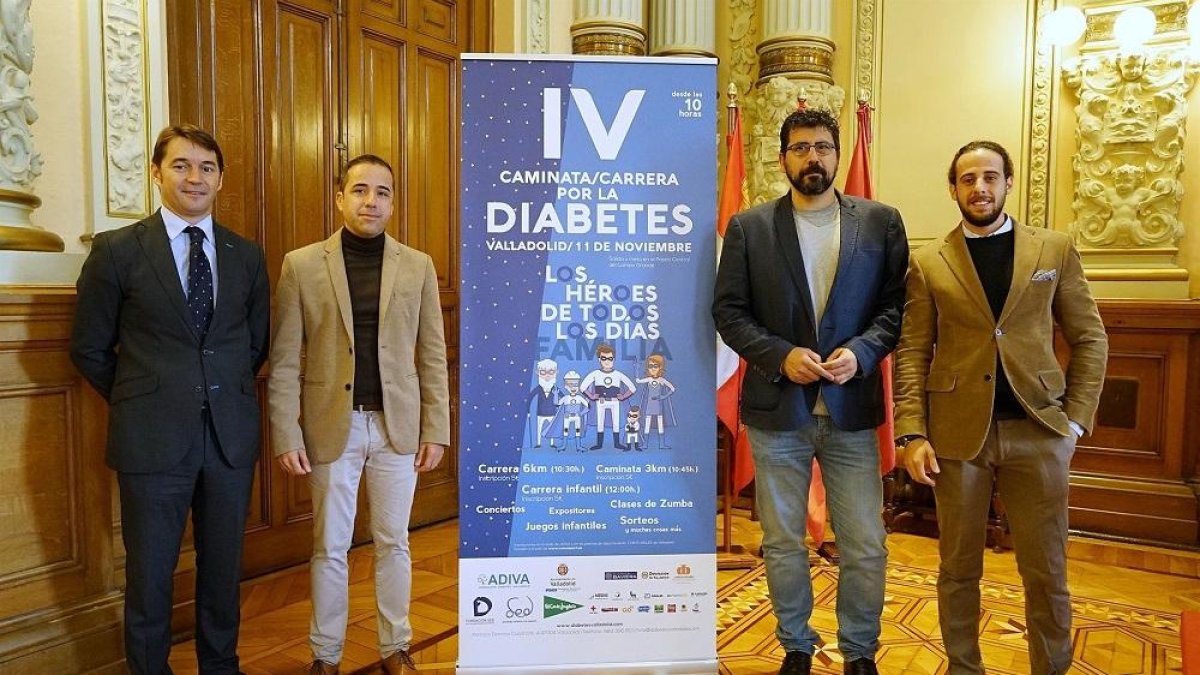 La Caminata-Carrera Solidaria por la Diabetes recorrerá el centro de Valladolid este domingo.-Ayuntamiento de Valladolid