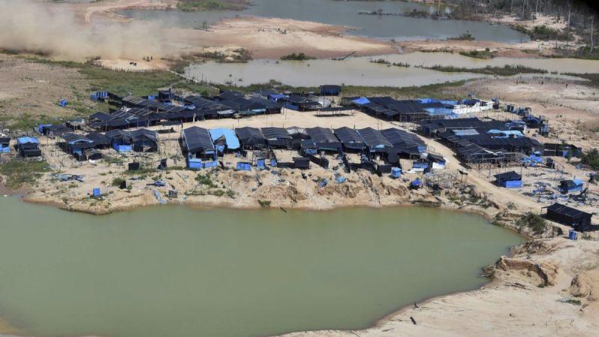 Un campamento minero en perú.-AP  / AFP POOL