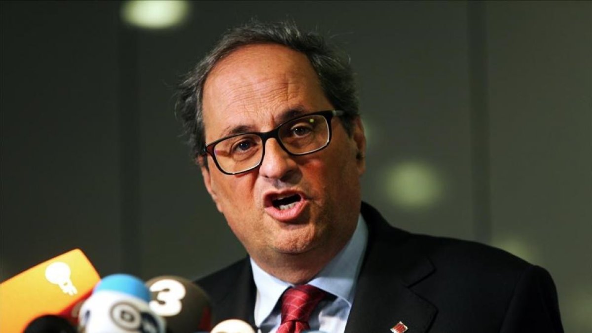 El presidente de la Generalitat, Quim Torra-/ EFE / HAYOUNG JEON