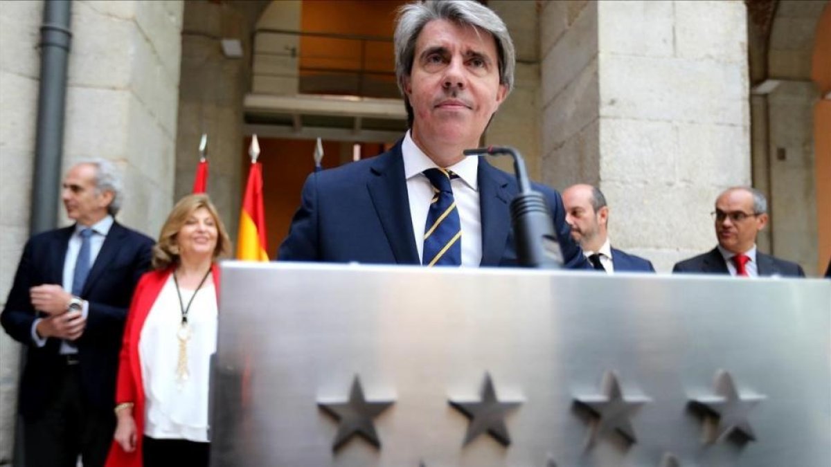Ángel Garrido, presidente en funciones de la Comunidad de Madrid.-/ JUAN MANUEL PRATS