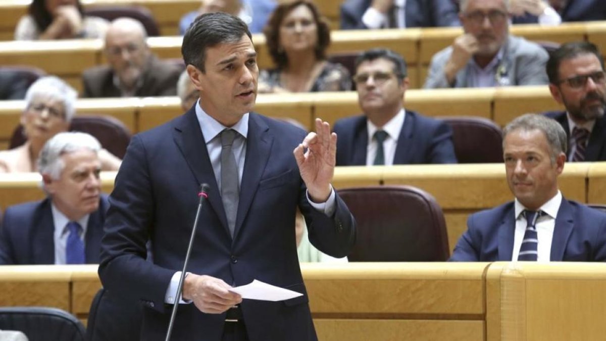 El presidente del Gobierno, Pedro Sánchez.-EL PERIÓDICO