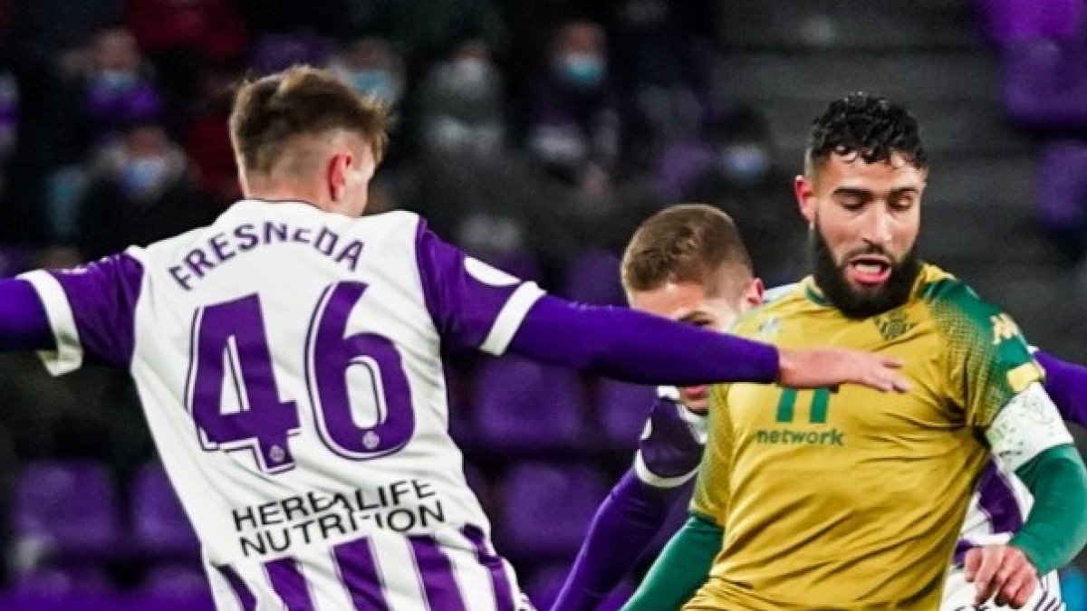 Último partido de Copa del Real Valladolid, contra el Betis.