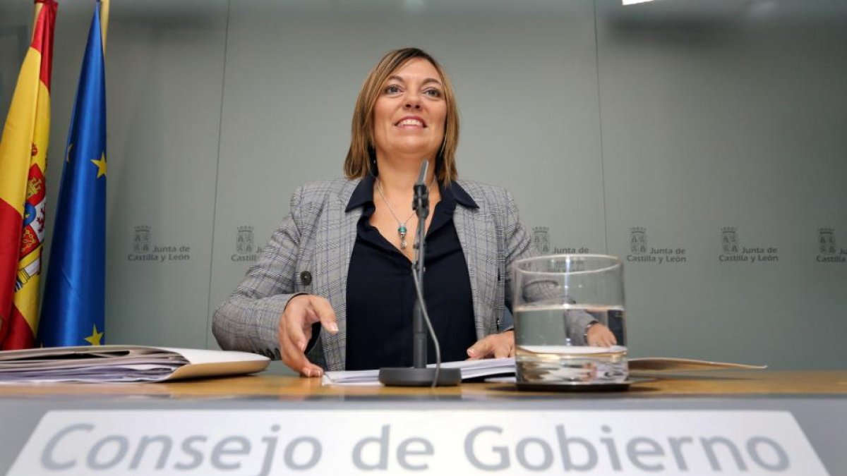 La consejera de Agricultura y portavoz de la Junta, Milagros Marcos.-ICAL
