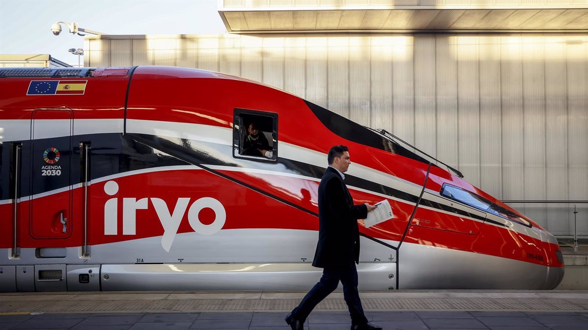 Un tren de Iryo en una imagen de archivo. EUROPA PRESS