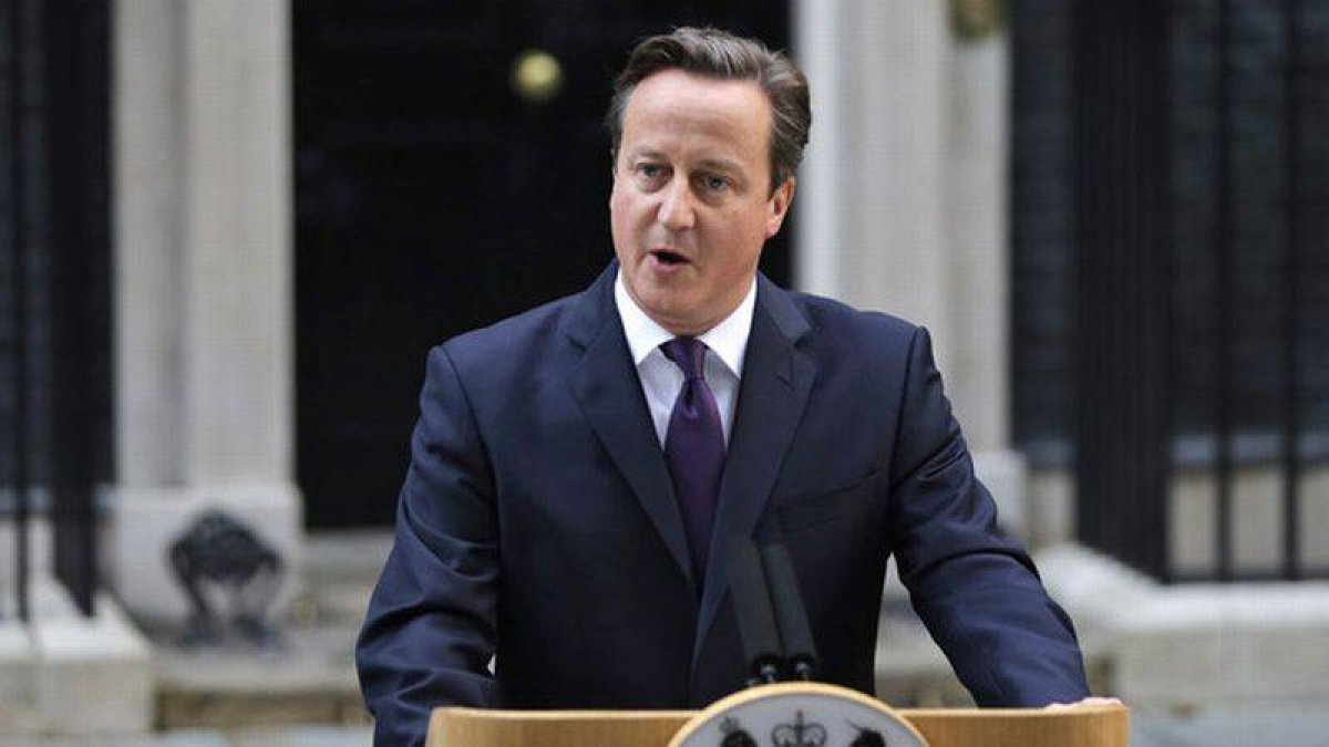 David Cameron, en su comparecencia para valorar el resultado del referéndum de Escocia, este viernes en Londres.-Foto: AP / LEFTERIS PITARAKIS