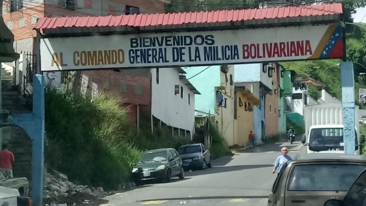 Sede de uno de los colectivos chavistas.-ABEL GILBERT
