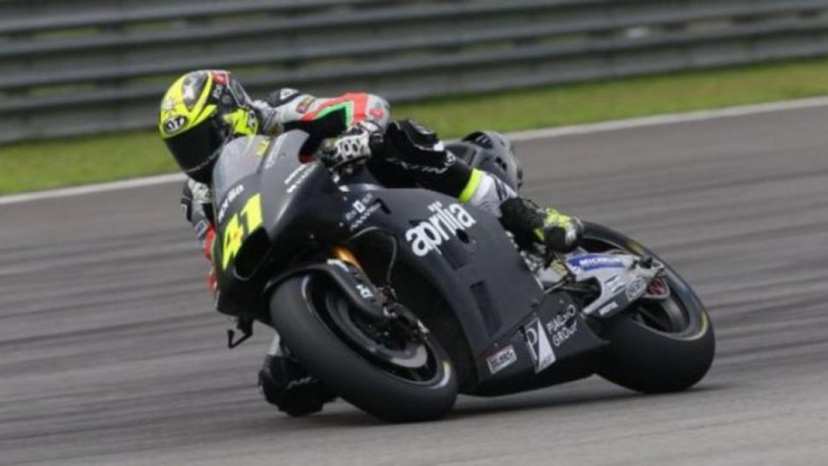Aleix Espargaró, en acción.-TWITTER